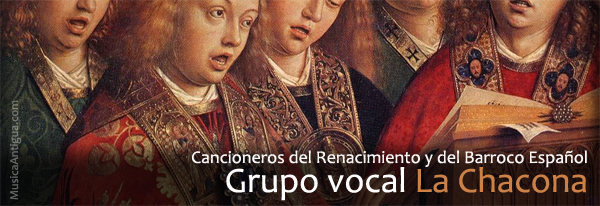 El Grupo Vocal La Chacona, interpretará Música profana